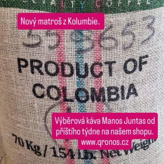 Příští týden budeme zařazovat do prodeje nové kávy. První novinkou je topka z Kolumbie - Manos Juntas. Dva profily, jak...